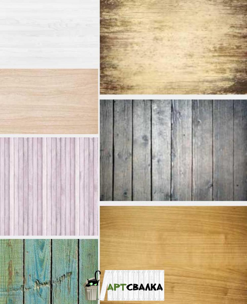 Текстура деревянных дощечек в HQ | The texture of the wooden planks in HQ
